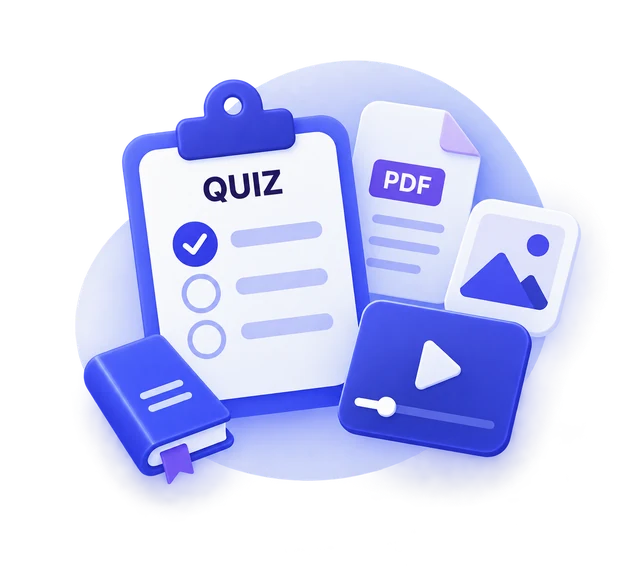 Ajout des quiz, ressources et supports pédagogiques